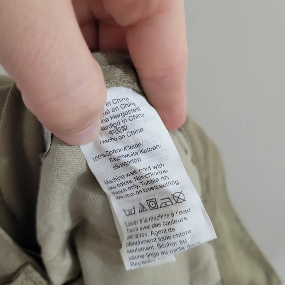 Madewell High-Rise Cargo Fatigue Pants 25 green - Picture 3 of 6